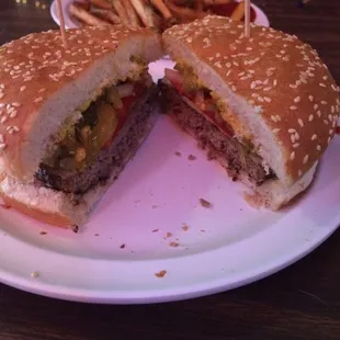 Large Cameo burger.