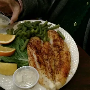 GROUPER DINNER WAS EXCELLENT