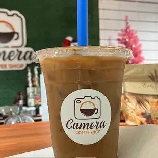 iced latte, schist brand espresso