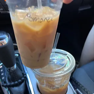 a cup of iced coffee