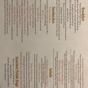 Full menu available all day