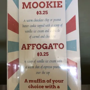 Ice cream and other treat combos