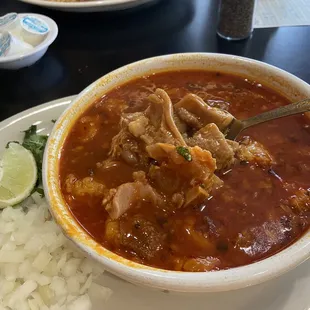 Menudo with Pata