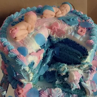 Blue gender reveal