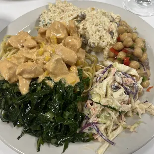 Varied selection from the buffet: