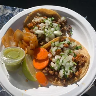 Tacos - carne asada and el pastor