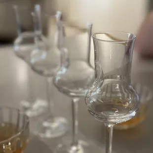 Dessert wine pairing on deck.