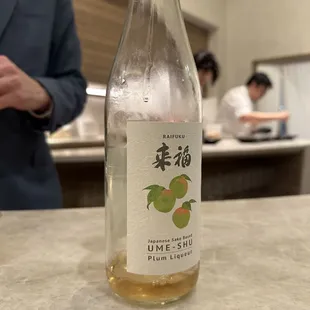 Japanese plum sake