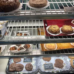 a variety of baked goods