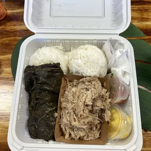 Laulau and Kalua pig