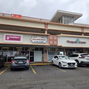 Left side of Westgate center sign