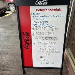 Daily Specials