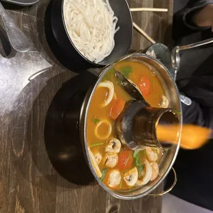 Tum Tom Yum Seafood Hot Pot