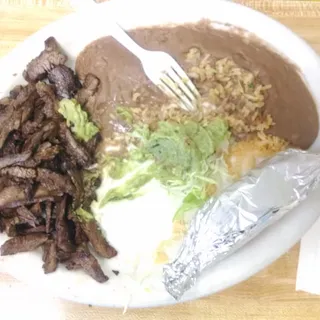 Carne Asada Plate Combo