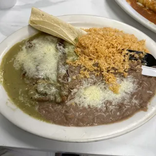 Chile Relleno Plate Combo