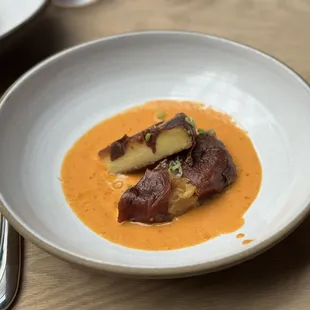 Wood Oven Japanese Sweet Potato &amp; CA Romesco 7.5/10