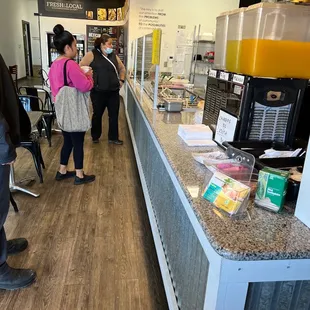 Order at the counter