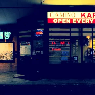 the Store Front..Pretty cool signs