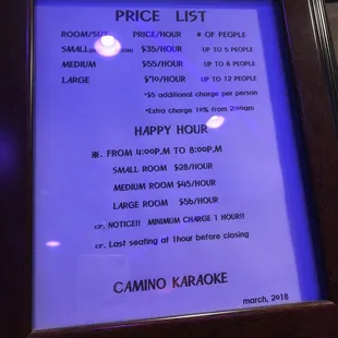 Prices