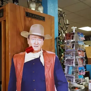 John Wayne says "hi".