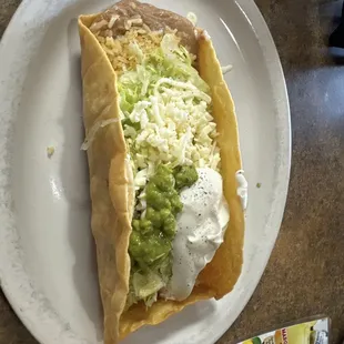 Vegetarian taco salad