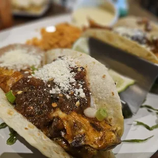 De Ojo Rib eye steak tacos