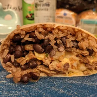 So-Cal burrito... Missing guacamole, sour cream, AND salsa!! :(