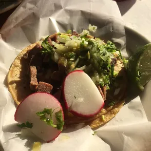 Taco lengua delicious