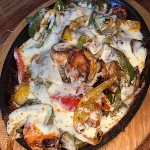 Shrimp fajitas!