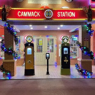 Christmas at the station.