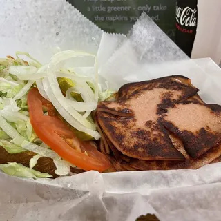 Fried Bologna Sandwich