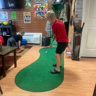 Indoor golf
