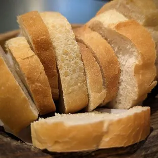 Bread that comes with whipped feta appetizer
