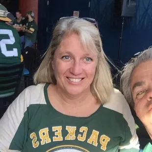 A packer bar. Watch the games you can't see on TV. Free shots celebrate every touchdown!