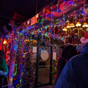 people sitting at the bar