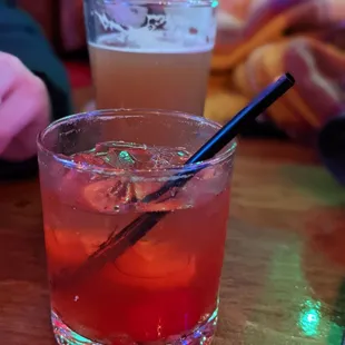 Old fashioned and Christmas ale