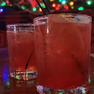 Santa camp old fashioneds