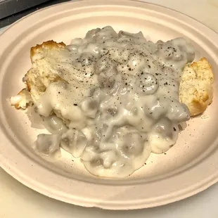 Biscuits and gravy