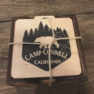 Camp Connell coasters - available in other colors