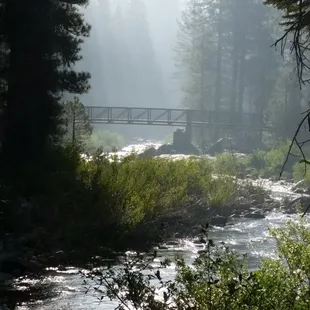 Camp Bridge in the early morning