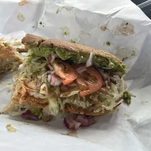 Bacon Turkey avocado, dressing and campfire mayo on wheat