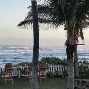 Ocean side of the camp.