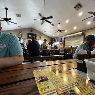 a man sitting at a table