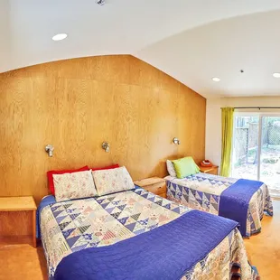 Camp Lotus offers a wide variety of Lodging options, including multiple beds with kitchens.