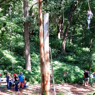 Our High Ropes course is a favorite among church, school, and corporate retreats alike.