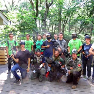 Paintball is FAVORITE among the summer campers, retreat groups, AND family groups.