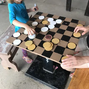 Time for some table top checkers!