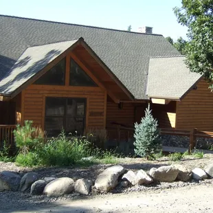 One of our two dorm-style lodges; popular with year-round retreat groups. Each lodge has four dorms,  meeting area, and serving area.