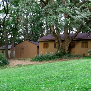 The Hilltop Cabins have been renovated to match the newer Forest Cabins.