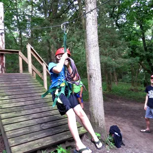 Perhaps every guest groups all-time favorite activity is our 300 ft zipline.